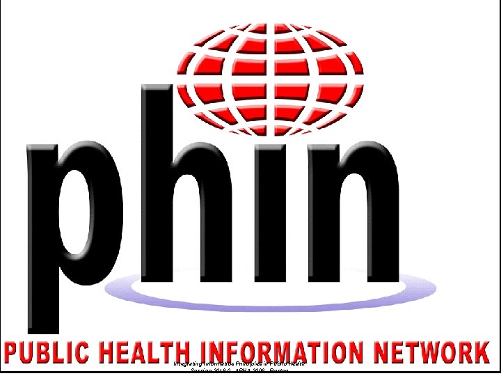 PHIN The Public Health Information Network Integrating Informatics Principles in Public Health Session 2018.