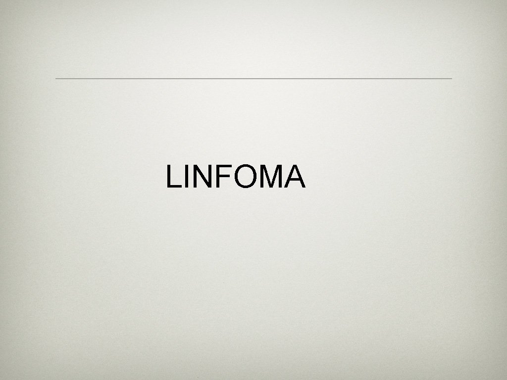 LINFOMA 