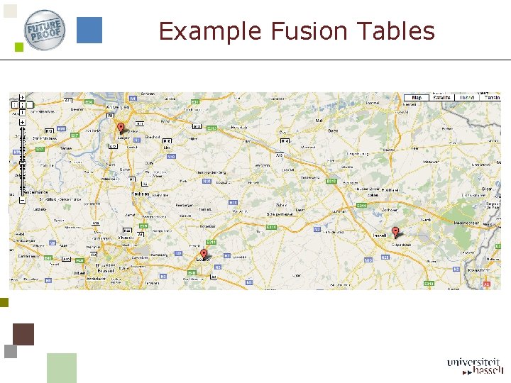 Example Fusion Tables 