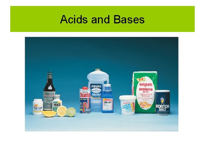 Acids and Bases 