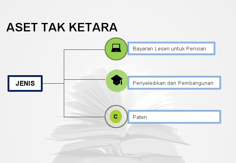 ASET TAK KETARA Bayaran Lesen untuk Perisian JENIS Penyeledikan dan Pembangunan C Paten 