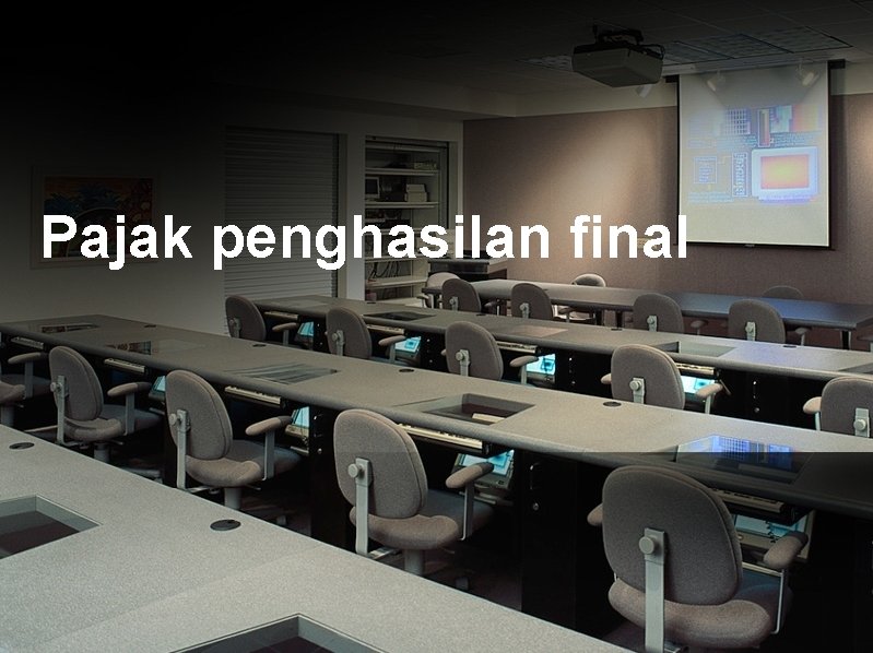 Pajak penghasilan final 