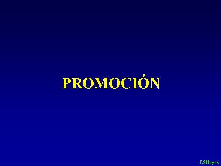 PROMOCIÓN LSHoyos 