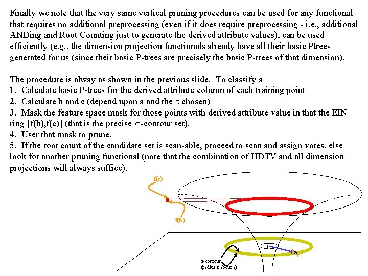 Finally we note that the very same vertical pruning procedures can be used for