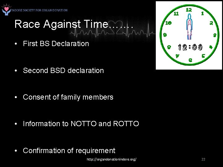 Race Against Time……. • First BS Declaration • Second BSD declaration • Consent of