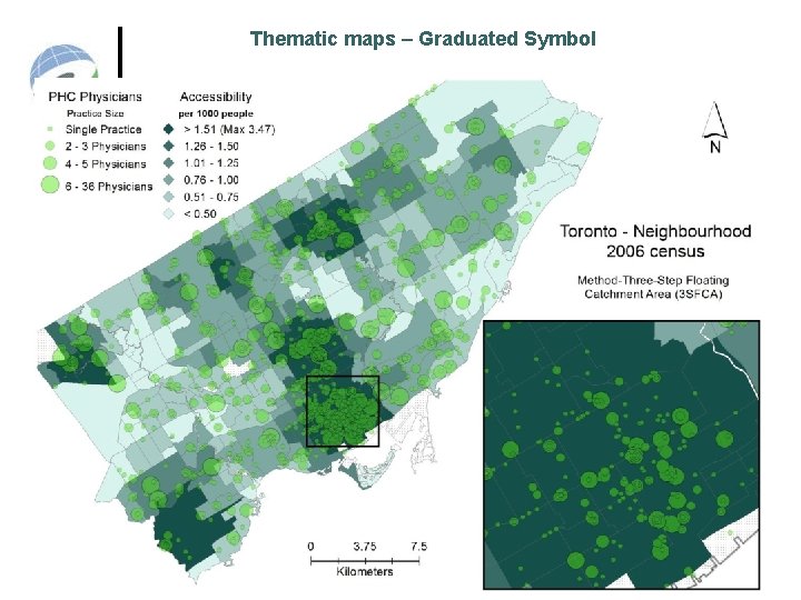 Thematic maps – Graduated Symbol 13 