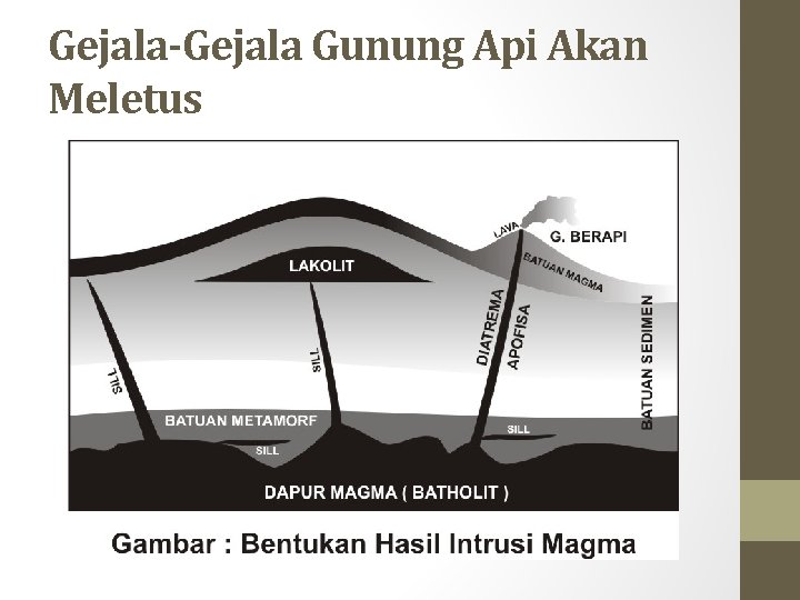 Gejala-Gejala Gunung Api Akan Meletus 