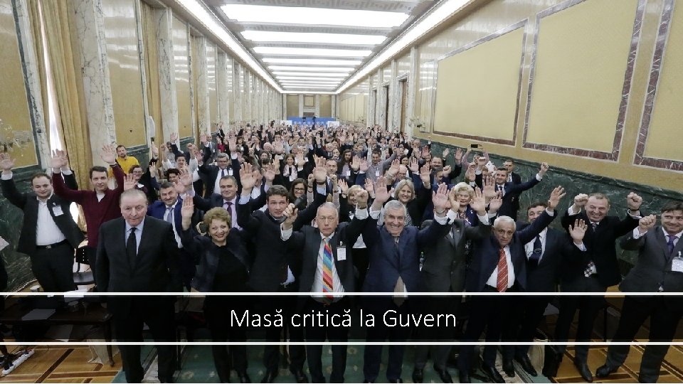 Masă critică la Guvern 