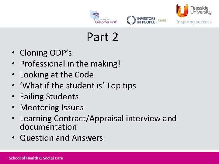 Part 2 Cloning ODP’s Professional in the making! Looking at the Code ‘What if