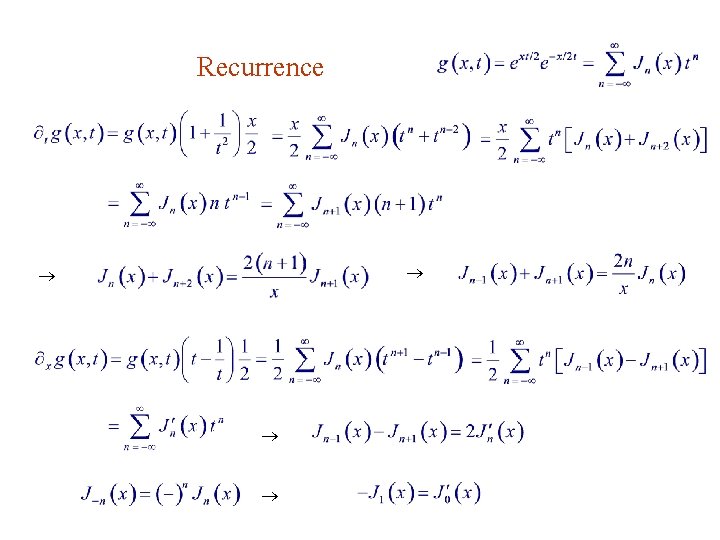 Recurrence Recurrence