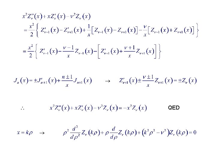 QED QED