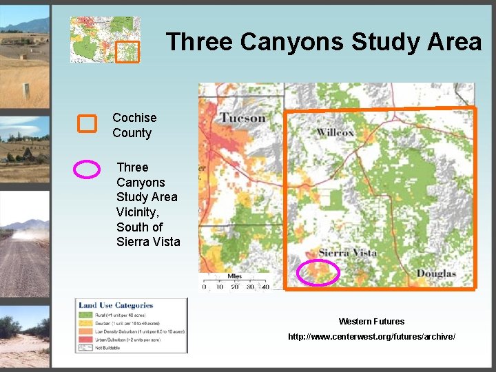 Three Canyons Study Area Cochise County Three Canyons Study Area Vicinity, South of Sierra
