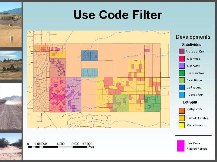 Use Code Filter Developments Subdivided Vista del Oro Wildhorse II Los Ranchos Deer Ridge