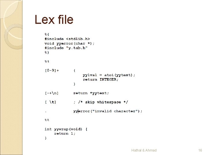 Lex file Hathal & Ahmad 16 