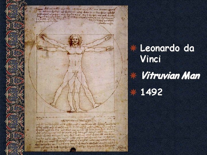  Leonardo da Vinci Vitruvian Man 1492 