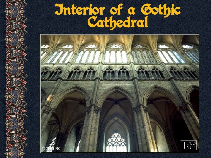 Interior of a Gothic Cathedral 