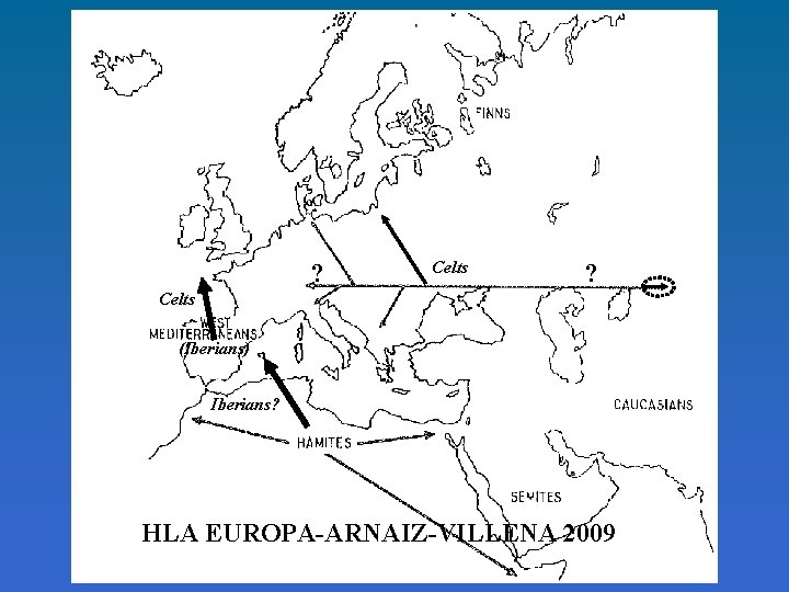 ? Celts (Iberians) Iberians? HLA EUROPA-ARNAIZ-VILLENA 2009 