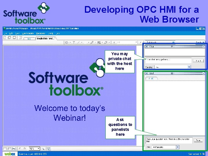 Developing OPC HMI for a Web Browser You may private chat with the host