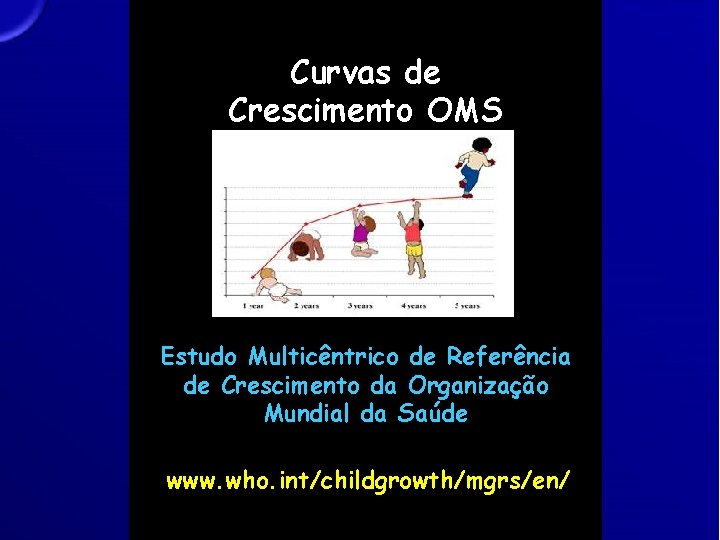 Curvas de Crescimento OMS Estudo Multicêntrico de Referência de Crescimento da Organização Mundial da