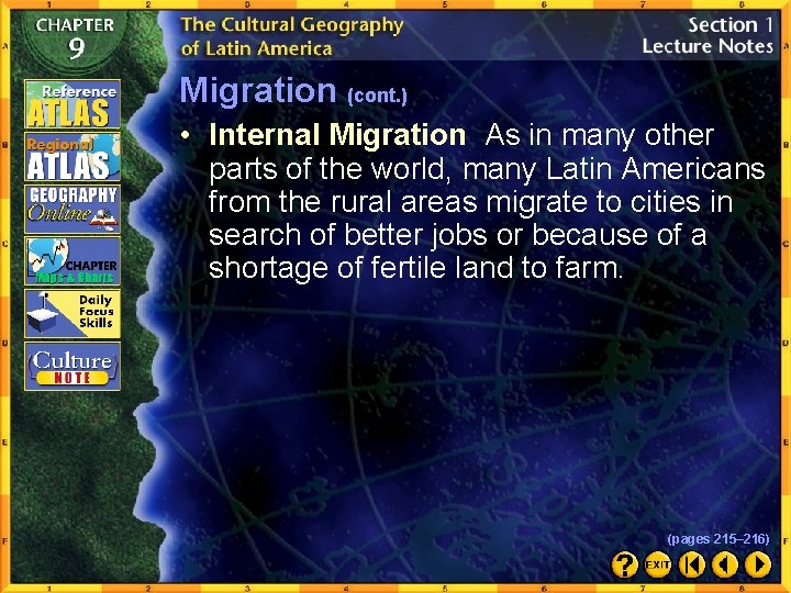 Migration (cont. ) • Internal Migration As in many other parts of the world,
