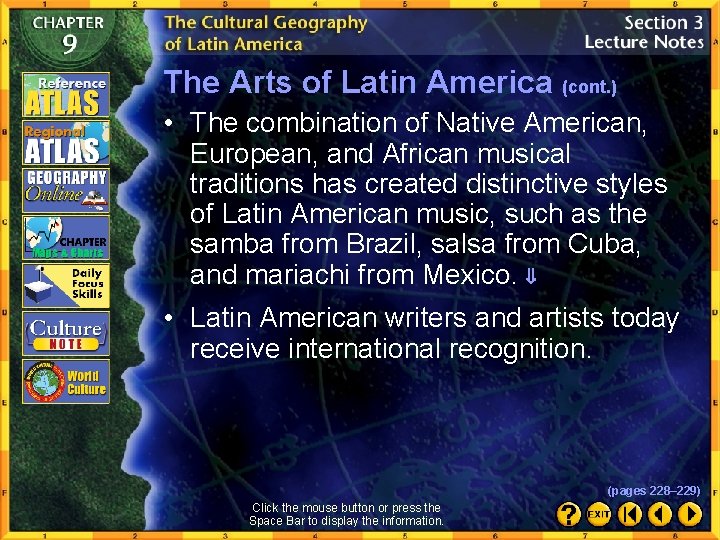 The Arts of Latin America (cont. ) • The combination of Native American, European,