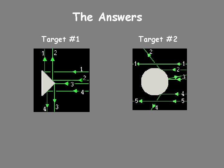 The Answers Target #1 Target #2 