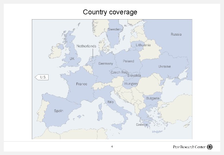 Country coverage 4 