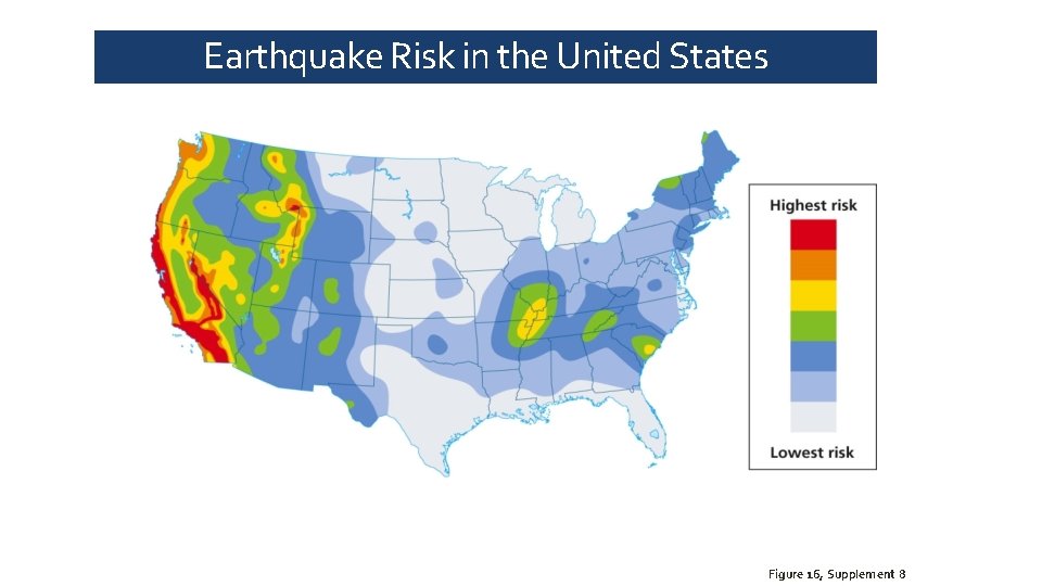 Earthquake Risk in the United States Figure 16, Supplement 8 