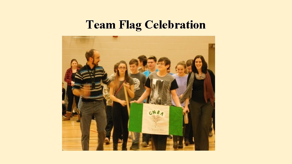 Team Flag Celebration 