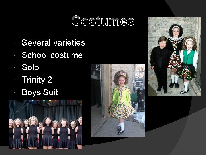 Costumes Several varieties School costume Solo Trinity 2 Boys Suit 