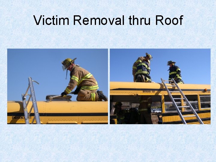 Victim Removal thru Roof 