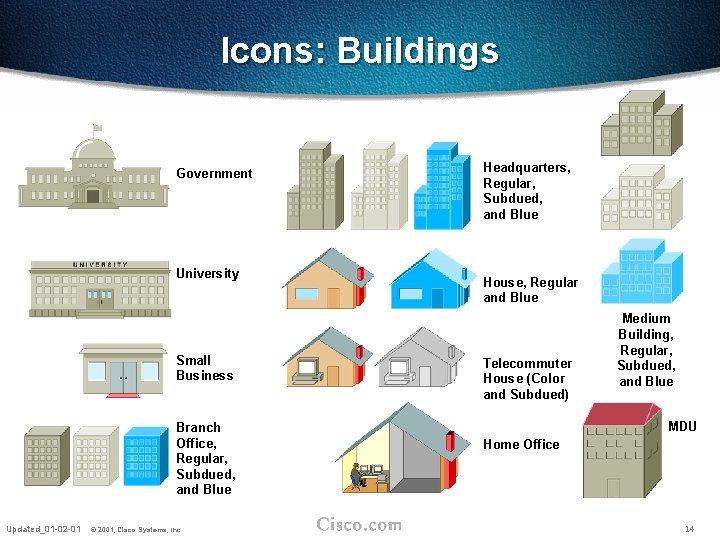 Icons: Buildings Government University Small Business Branch Office, Regular, Subdued, and Blue Updated_01 -02