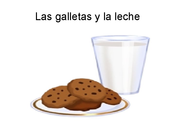 Las galletas y la leche 