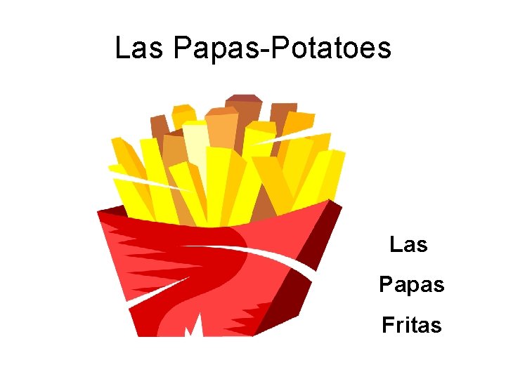 Las Papas-Potatoes Las Papas Fritas 