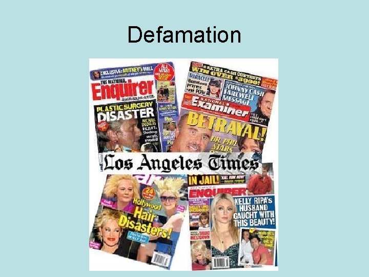 Defamation 