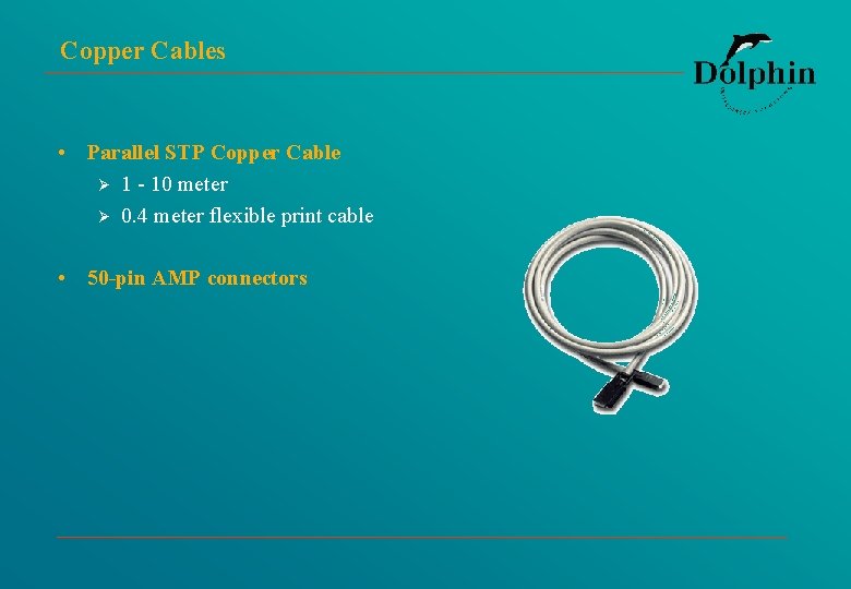 Copper Cables • Parallel STP Copper Cable Ø 1 - 10 meter Ø 0.
