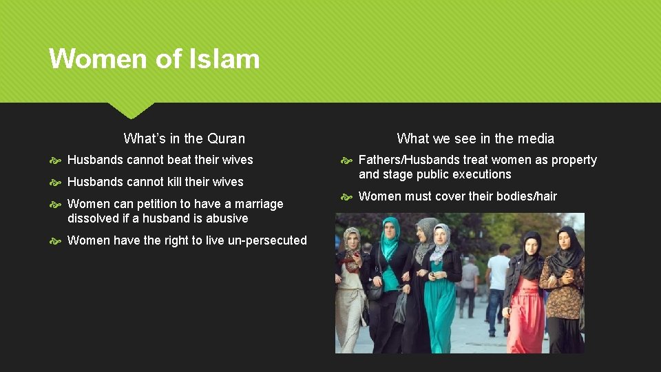 Women of Islam What’s in the Quran Husbands cannot beat their wives Husbands cannot