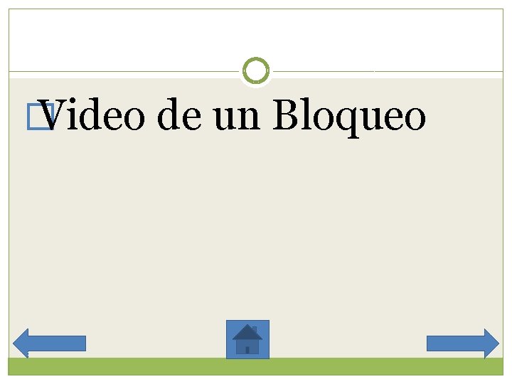 � Video de un Bloqueo 