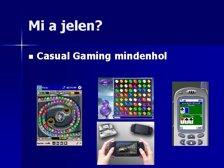 Mi a jelen? n Casual Gaming mindenhol 