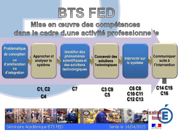 Séminaire Académique BTS FED Senlis le 14/04/2015 