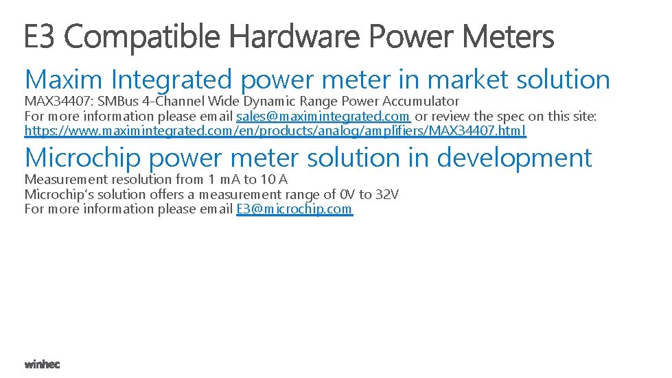 Maxim Integrated power meter in market solution MAX 34407: SMBus 4 -Channel Wide Dynamic