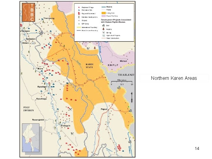 Northern Karen Areas 14 