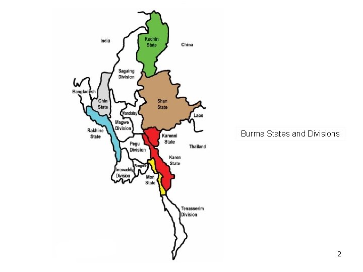 Burma States and Divisions 2 