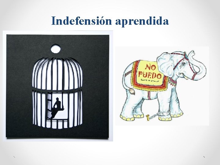 Indefensión aprendida 