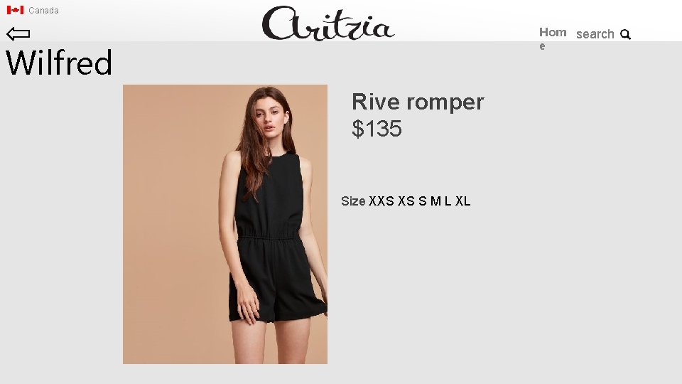 Canada Wilfred New Bran Hom ds. Rive romper e $135 Size XXS XS S