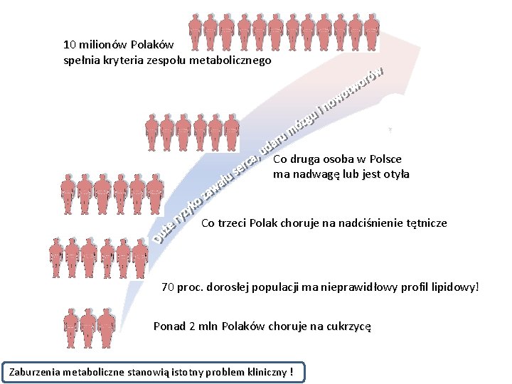 10 milionów Polaków spełnia kryteria zespołu metabolicznego Co druga osoba w Polsce ma nadwagę