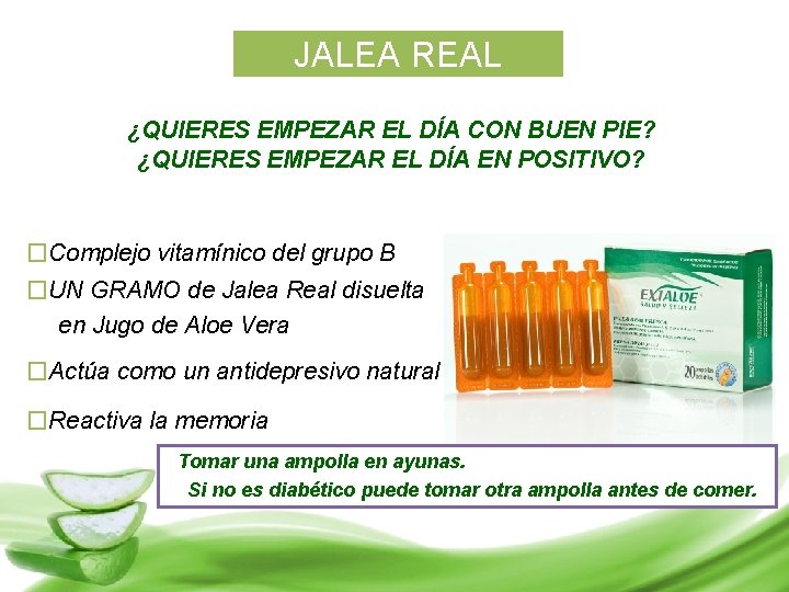 JALEA REAL ¿QUIERES EMPEZAR EL DÍA CON BUEN PIE? ¿QUIERES EMPEZAR EL DÍA EN