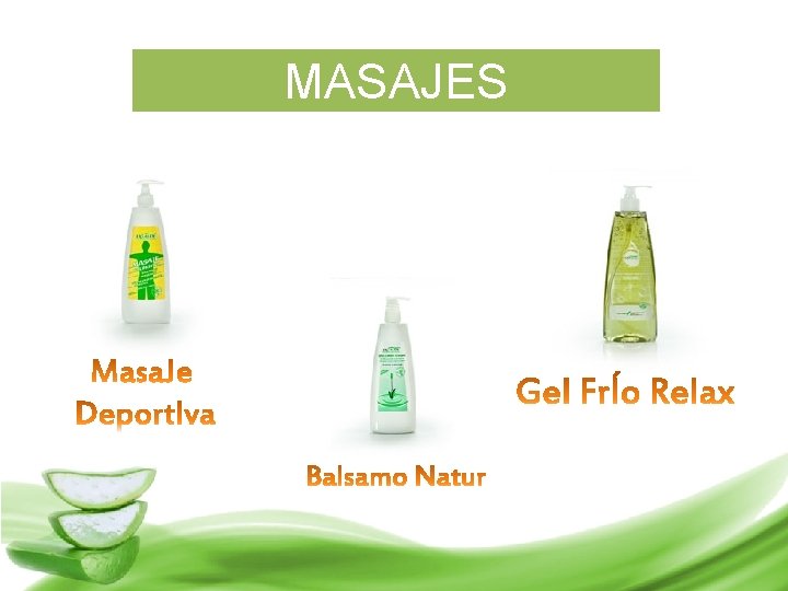 MASAJES 