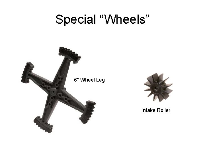 Special “Wheels” 6" Wheel Leg Intake Roller J. M. Gabrielse 