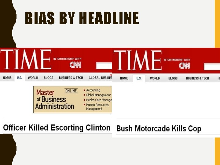 BIAS BY HEADLINE 